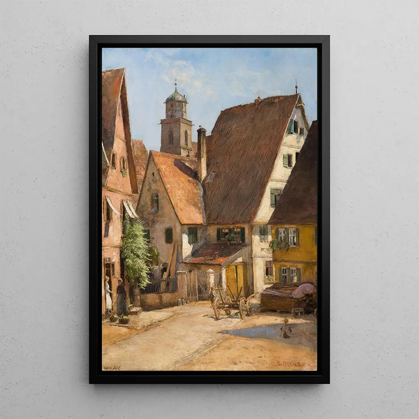 Dinkelsbühl - Samuel Brunner — quadro incorniciato alla parete