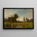Scierie Valley Ashford Connecticut - Samuel Colman — quadro incorniciato alla parete