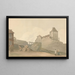 Château à Dieppe, Normandie - Samuel Davis — quadro incorniciato alla parete