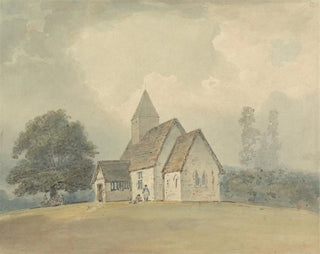 Chiesa con campanile in legno - Samuel Davis — vista dell’opera