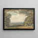Vista lontana del castello di Windsor - Samuel Davis — quadro incorniciato alla parete