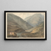 Paesaggio montano con fiume - Samuel Davis — quadro incorniciato alla parete