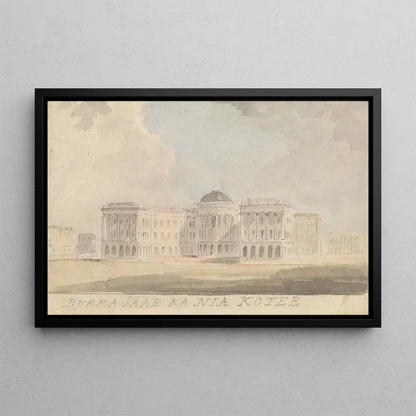 Nuova casa del governo a Calcutta - Samuel Davis — quadro incorniciato alla parete