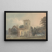 Vecchia chiesa di St Lawrence Ayot St Lawrence Hertfordshire - Samuel Davis — quadro incorniciato alla parete