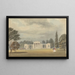 Chiesa parrocchiale, vista frontale e parziale a destra, Ayot St Lawrence, Hertfordshire - Samuel Davis — quadro incorniciato alla parete