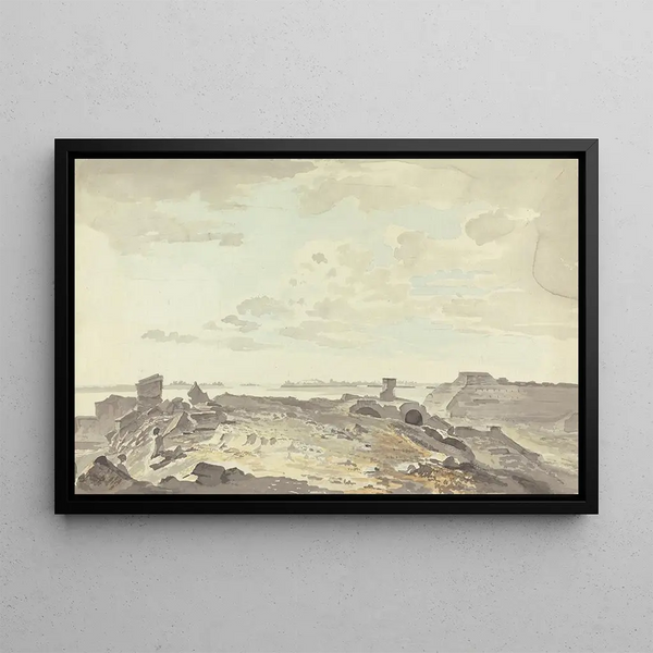 Samuel Davis - Ruined Fort on a River.webp