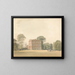 Vista laterale della casa Ayot, Hertfordshire - Samuel Davis — quadro incorniciato alla parete