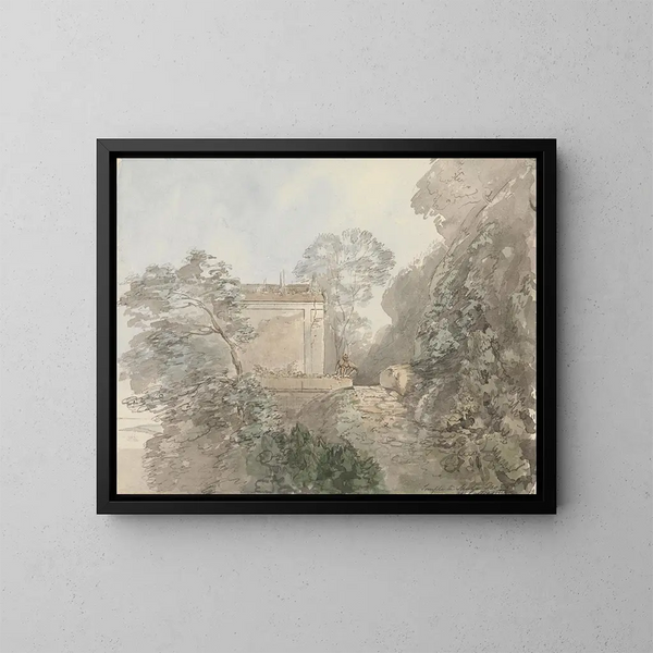 Tempio di Maha Deo a Puttugotta - Samuel Davis — quadro incorniciato alla parete