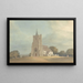 L'Église dans le parc di Knebworth - Samuel Davis — quadro incorniciato alla parete