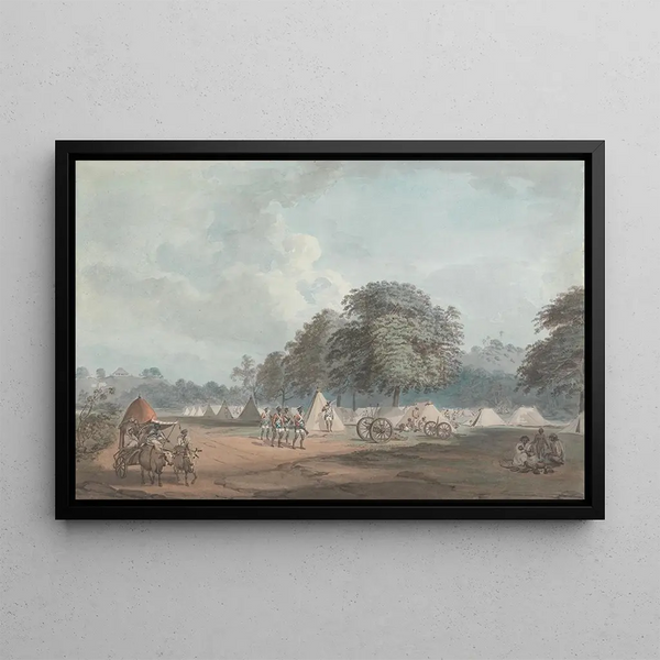 Les Hur Rangers campés à Colgong - Samuel Davis — quadro incorniciato alla parete