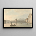 Vista a Lucerna, il collegio dei Gesuiti - Samuel Davis — quadro incorniciato alla parete