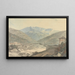 Vista vicino a Tassisudon, Tashicho Dzong in Bhutan - Samuel Davis — quadro incorniciato alla parete