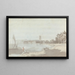 Città dell'Ovest vicino a un fiume - Samuel Davis — quadro incorniciato alla parete