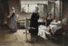 Evangeline che scopre il suo fidanzato in ospedale - Samuel G Richards — vista dell’opera