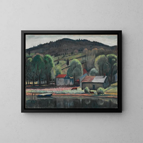 Eddyville - Samuel Halpert — quadro incorniciato alla parete