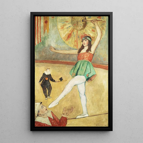 Artiste de trapèze - Samuel Halpert — quadro incorniciato alla parete