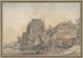 Vista di un villaggio sul bordo di un fiume - Samuel Hieronymus Grimm — vista dell’opera