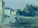 Allée del villaggio al chiaro di luna - Samuel Hirszenberg — vista dell’opera