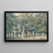 Paesaggio di parco con pastore e pecore - Samuel Howitt — quadro incorniciato alla parete