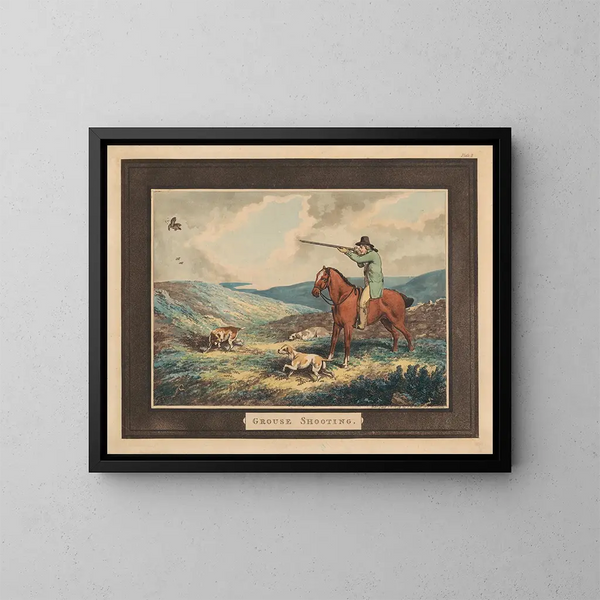 Tir au faisan - Samuel Howitt — quadro incorniciato alla parete