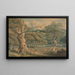 Il quercia di Hearne nella foresta di Windsor - Samuel Howitt — quadro incorniciato alla parete