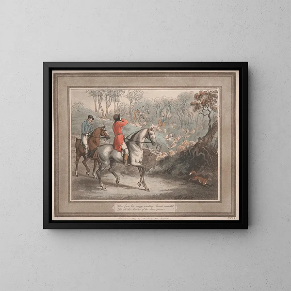 Lui, déterré de ses repaires escarpés et sinueux - Samuel Howitt — quadro incorniciato alla parete