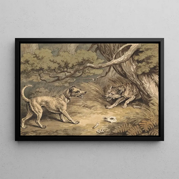 Samuel Howitt - The Dog and the Wolf.webp