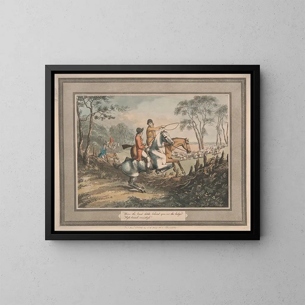 Jette le plateau dans le fossé derrière toi - Samuel Howitt — quadro incorniciato alla parete