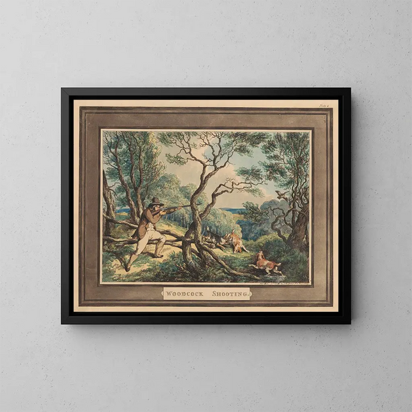 Tir à la bécasse - Samuel Howitt — quadro incorniciato alla parete