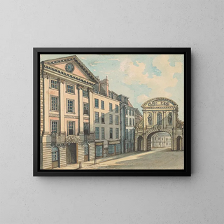Porta del Middle Temple - Samuel Ireland — quadro incorniciato alla parete