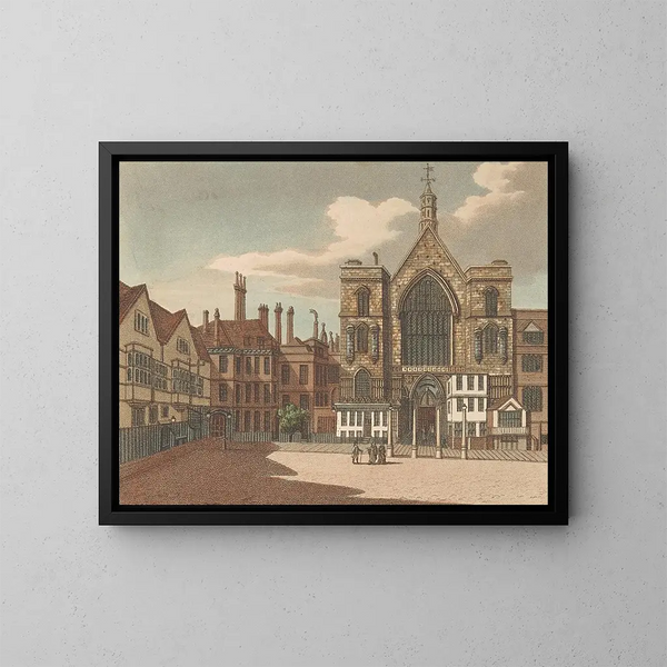 Hall de Westminster - Samuel Ireland — quadro incorniciato alla parete