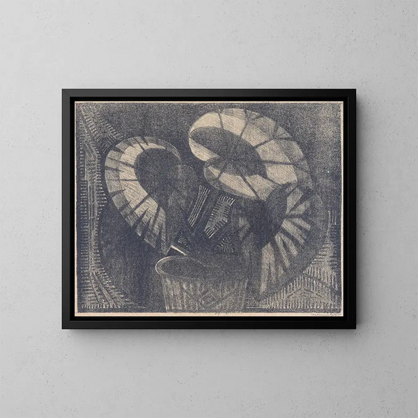 Begonia a foglie di acero - Samuel Jessurun de Mesquita — quadro incorniciato alla parete