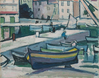 Samuel John Peploe - The Harbour Cassis.webp