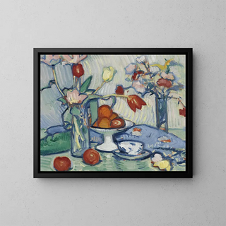 Tulipani - Samuel John Peploe — quadro incorniciato alla parete
