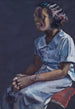 Jeune fille en robe bleue - Samuel Joseph Brown Jr — vista dell’opera