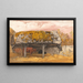 Una stalla con tetto muschioso - Samuel Palmer — quadro incorniciato alla parete