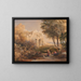 La Vocatella a Chapel costruito da un eremita vicino a Corpo de Cava nel vicinato di Salerno e Napoli - Samuel Palmer — quadro incorniciato alla parete