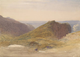 Samuel Palmer - On the North Coast of Devon Lundy Island in the Distance.webp