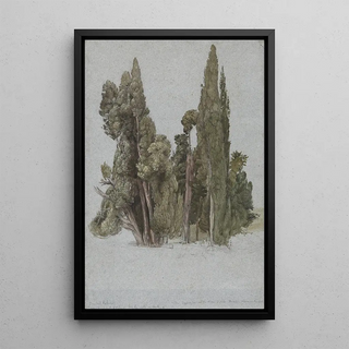 Samuel Palmer - The Cypresses at the Villa dEste Tivoli.webp