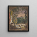 Il pastore addormentato al mattino presto - Samuel Palmer — quadro incorniciato alla parete