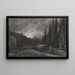 Il contadino mattutino - Samuel Palmer — quadro incorniciato alla parete