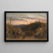 Il buon contadino - Samuel Palmer — quadro incorniciato alla parete