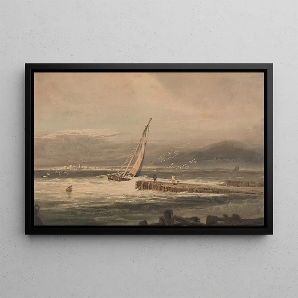 Una forte brezza - Samuel Prout — quadro incorniciato alla parete