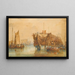 Nave di ricevimento Portsmouth - Samuel Prout — quadro incorniciato alla parete