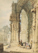 Le porche de la cathédrale de Ratisbonne en Bavière - Samuel Prout — vista dell’opera