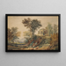 paesaggio classico con rovine - Samuel Rostill Lines — quadro incorniciato alla parete
