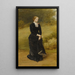 Dame en noir - Samuel Sidley — quadro incorniciato alla parete