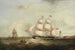 La gazelle entrant dans la Mersey - Samuel Walters — vista dell’opera