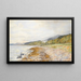 sulla spiaggia di Dunrobin - Samuel William Oscroft — quadro incorniciato alla parete