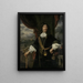Ritratto di Mattheus van den Broucke 1620-1685 Consigliere delle Indie - Samuel van Hoogstraten — quadro incorniciato alla parete